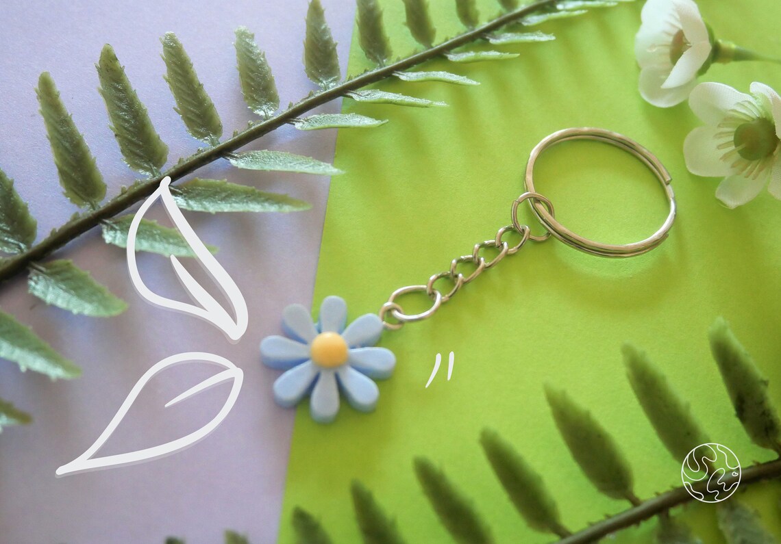 • Daisy Flower - Porte-clé / Keychain •