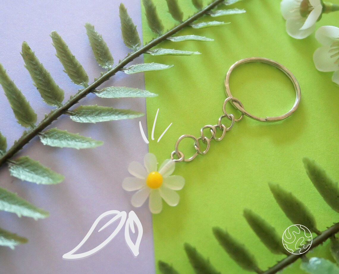 • Daisy Flower - Porte-clé / Keychain •