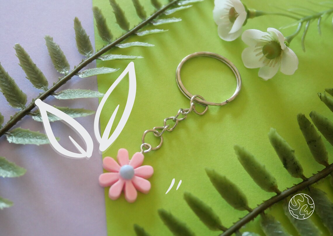 • Daisy Flower - Porte-clé / Keychain •