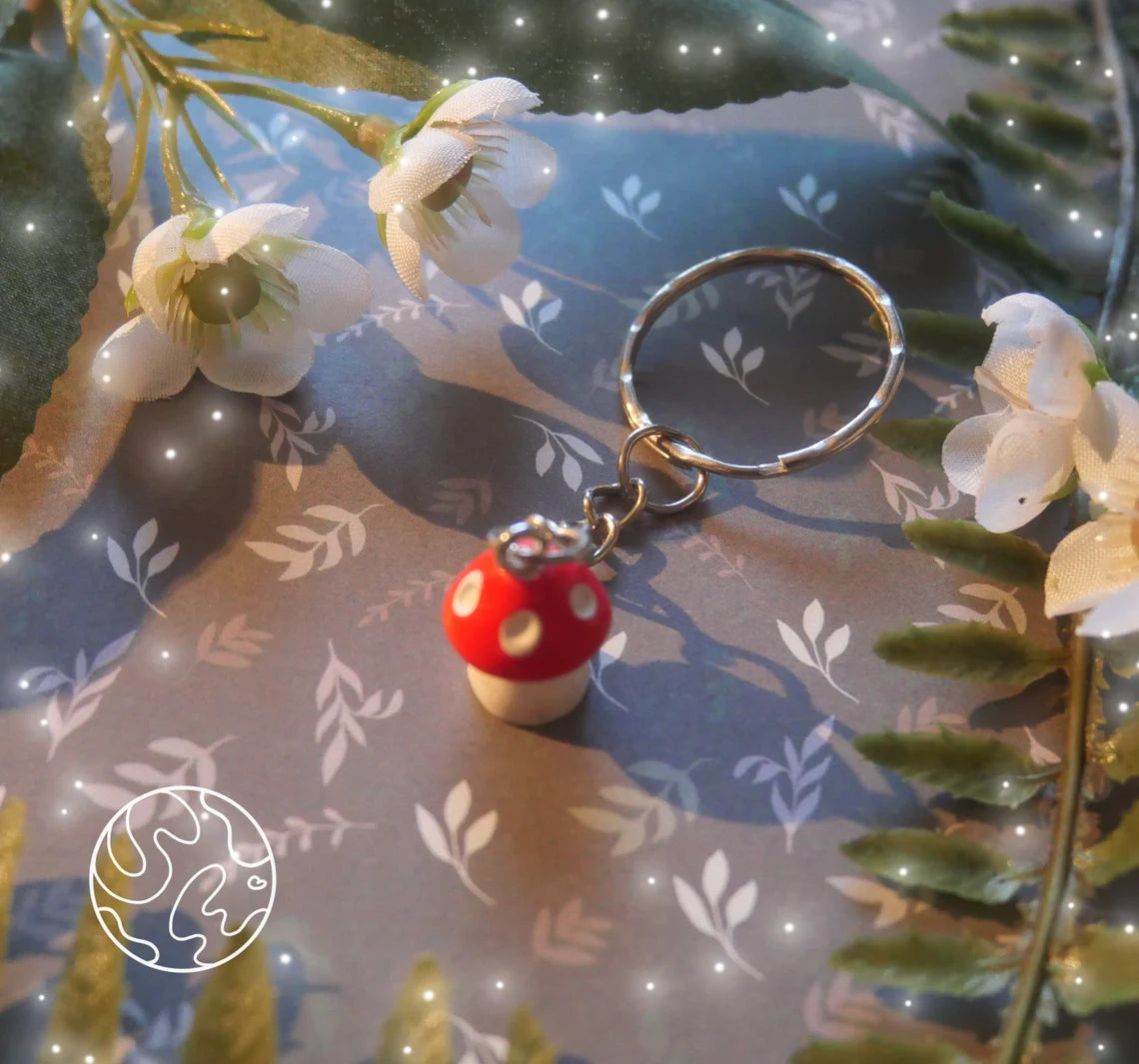 • Cute Mushroom - Porte-clé / Keychain •