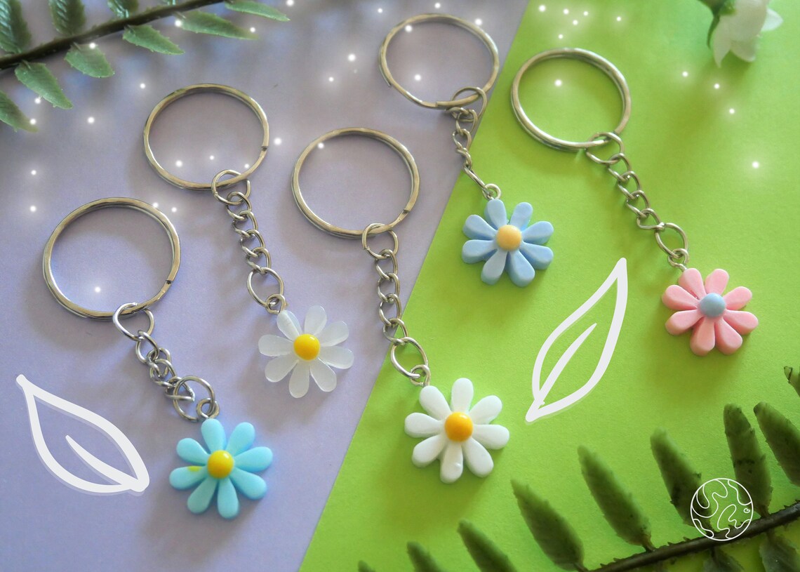 • Daisy Flower - Porte-clé / Keychain •