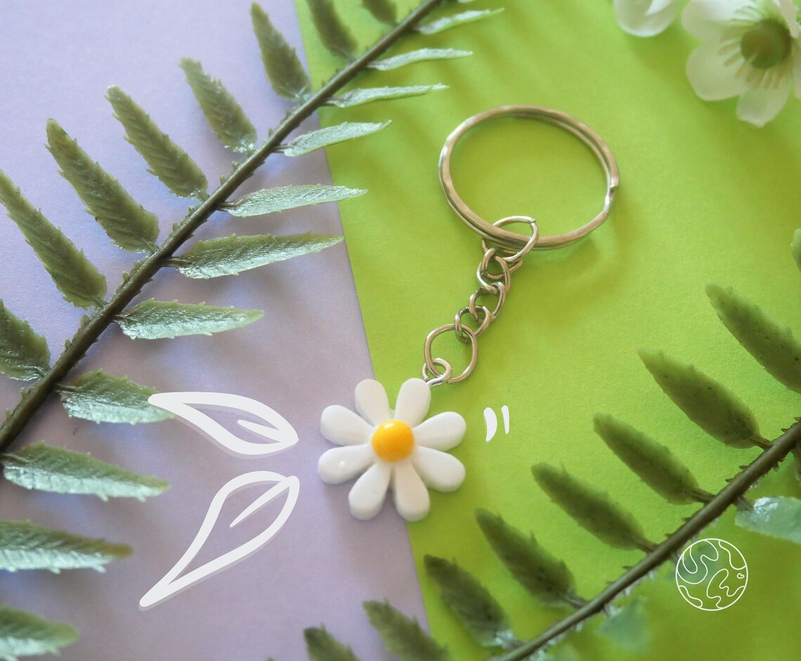 • Daisy Flower - Porte-clé / Keychain •