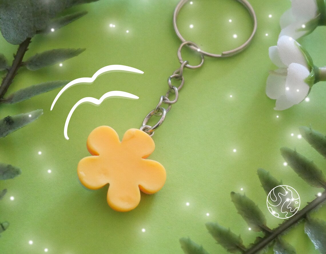 • Soft Colorful Flower - Porte-clé / Keychain •