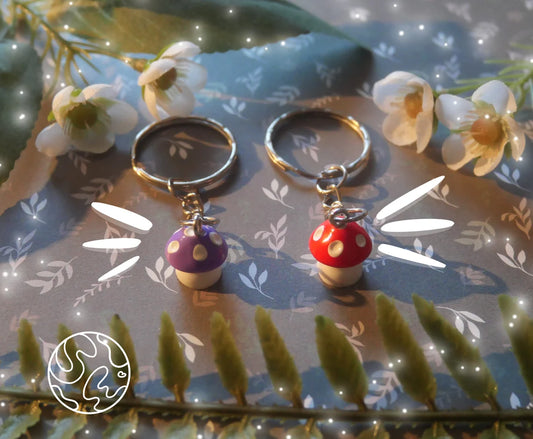 • Cute Mushroom - Porte-clé / Keychain •