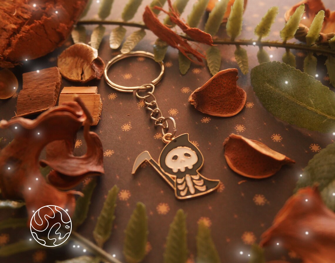 • Spooky Halloween - Argent - Porte-clé / Keychain •