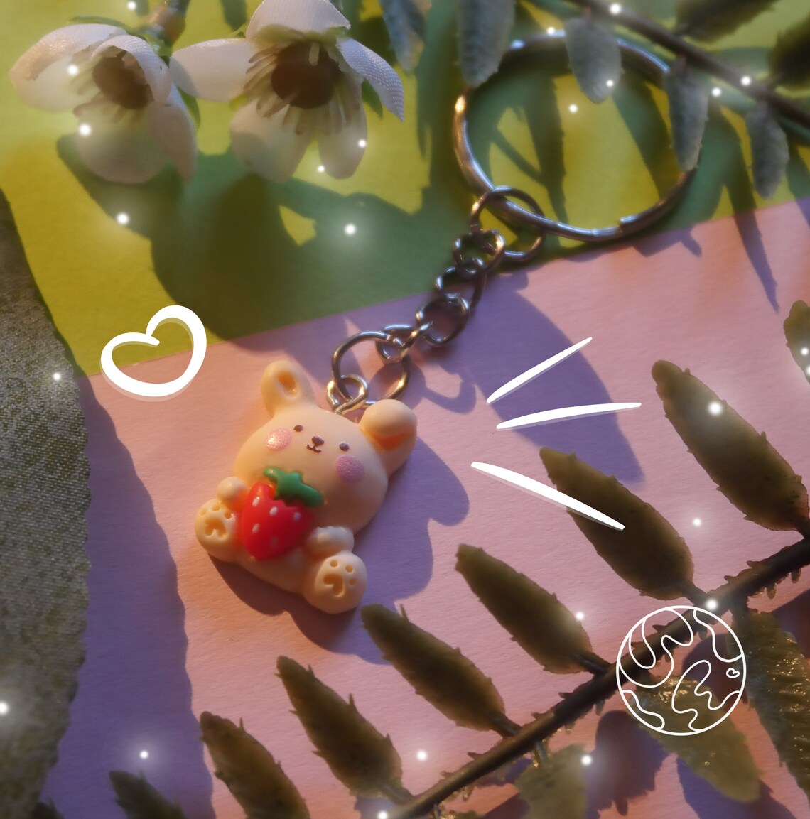 • Strawberry Cutie - Porte-clé / Keychain •