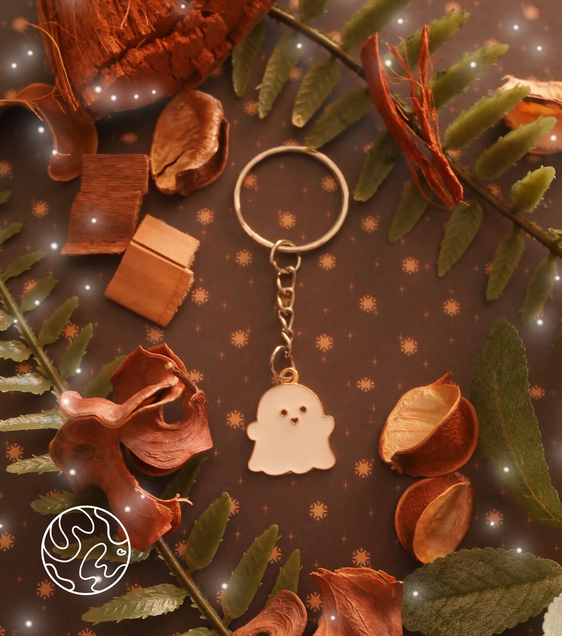 • Spooky Halloween - Argent - Porte-clé / Keychain •