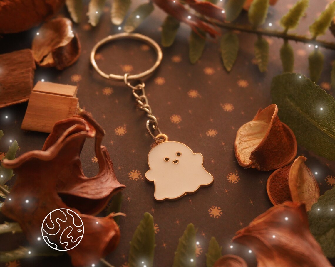 • Spooky Halloween - Argent - Porte-clé / Keychain •